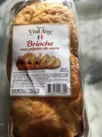Mängden socker i Brioche aux pépites de sucre