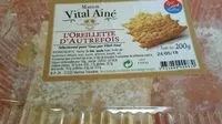 Mängden socker i L'oreillette d'autrefous