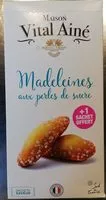 Mängden socker i Madeleines aux perles de sucre