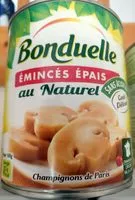 Mängden socker i Champignons de Paris Emincés épais au naturel