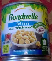 Mängden socker i Champignons mini au naturel