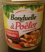Mängden socker i Champignons à la tomate crème fraîche et thym