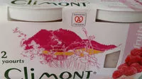 Mängden socker i Yaourt aux framboises CLIMONT