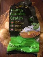 Mängden socker i Pommes de terres vapeur sautées gratin