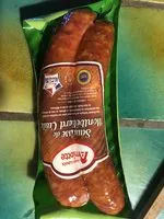 Mängden socker i Saucisse de Montbéliard cuite