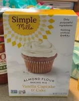 Mängden socker i Vanilla Cupcake & Cake Almond Flour Baking Mix