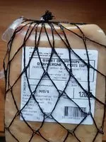 Mängden socker i Quart de jambon d'Auvergne 9 mois IGP