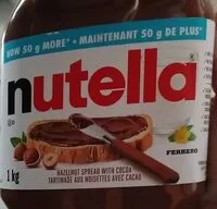 Mängden socker i Nutella
