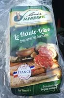 Mängden socker i Louis Auvergne saucisson sec supérieur le Haute Loire