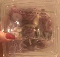 Mängden socker i Oignon rouge émincé