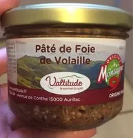 Mängden socker i Pâté de foie de volaille