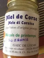 Mängden socker i Miel de Corse - Maquis de Balagne Printemps