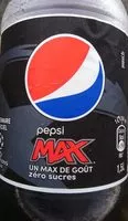 Mängden socker i Pepsi max zéro sucre