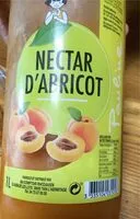 Mängden socker i Nectar d’abricot