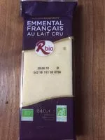 Mängden socker i Emmental Bio (32 % MG)