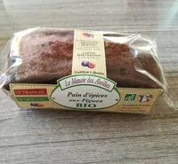Mängden socker i Pain d'épices tranché aux figues bio