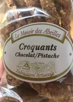 Mängden socker i Croquants chocolat/pistache