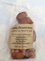 Mängden socker i Petits financiers caramel au beurre salé
