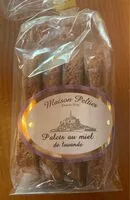 Mängden socker i Palets au miel de lavande