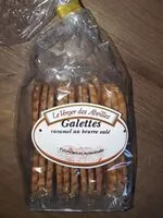 Mängden socker i Galettes pur beurre caramel au beurre salé