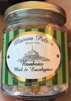 Mängden socker i Bonbons miel & eucalyptus