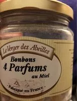 Mängden socker i Bonbons 4 parfums au miel