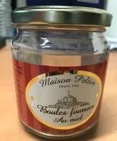 Mängden socker i Boules fourrées au miel