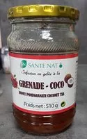 Mängden socker i Infusion en gelée a la grenade coco