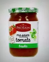 Mängden socker i Sauce tomate basilic