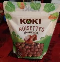 Mängden socker i Noisettes decortiquées