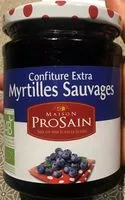 Mängden socker i 350G Confiture Extra De Myrtilles