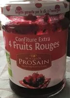 Mängden socker i Confiture Extra 4 Fruits Rouges