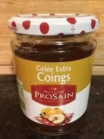 Mängden socker i Gelée Extra Coings