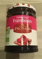 Mängden socker i Gelée Extra Framboises