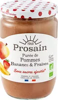 Mängden socker i Purée de pommes bananes & fraises