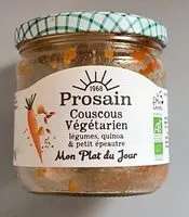 Mängden socker i Couscous végétarien légumes quinoa petit épeautre