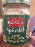 Mängden socker i Caviar de courgettes et fromage de chèvre