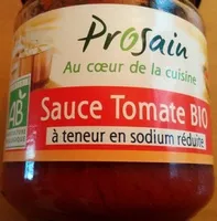 Mängden socker i Sauce Tomate Provençale sans sel ajouté