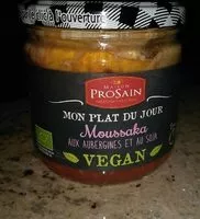 Mängden socker i Moussaka aux aubergines et au soja