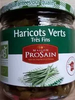Mängden socker i Haricots Verts Très Fins