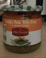 Mängden socker i Petits Pois Tres Fins Et Carottes 220G