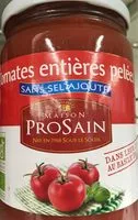 Mängden socker i Tomates entières pelées