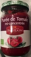 Mängden socker i Purée De Tomate Mi Concentrée à15%