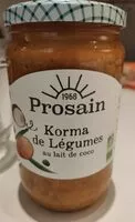 Mängden socker i Korma de légumes au lait de coco