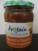 Mängden socker i Tajine BIO à l'Orientale aux Pruneaux et aux Amandes