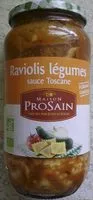 Mängden socker i Ravioli aux légumes sauce Toscane