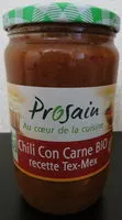 Mängden socker i Chili Con Carne BIO recette Tex-Mex