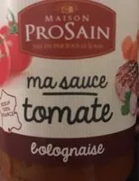 Mängden socker i Sauce Bolognaise Bœuf des Pyrenées
