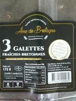 Mängden socker i Galettes fraîches bretonnes