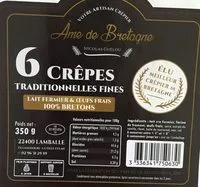 Mängden socker i Crêpes Traditionnelles Fines
